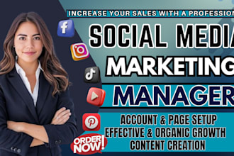 be your social media manager facebook ads instagram marketing tiktok posts meta