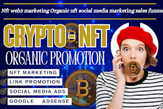 do nft web3 marketing organic nft social media marketing sales funnel crypto