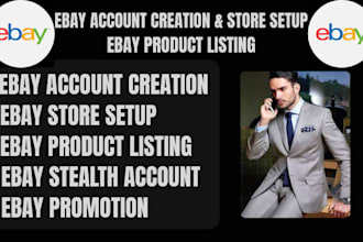 do ebay account creation, open ebay seller account ebay store setup ebay listing