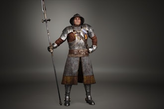 detailed 3d game character, rig3d for ue5,aaa texture, unity model, gmod,animate
