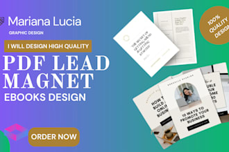 design PDF lead magnet design, brochure, pdf lead magnet, checklist