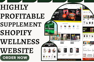 design nutrition store health fitness website wellness health supplement website