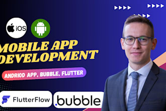 develop flutter mobile app, ios app and api integration with flutterflow