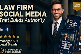 be your law firm social media marketing manager for attorneys lawyers
