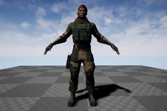detailed 3d metahuman character, 4k texture, ue5 rig, unity model, 3d animation