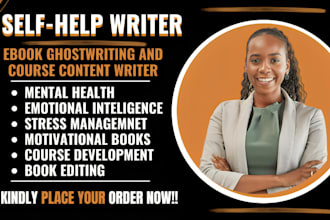 ghostwrite self help ebook online course coaching program workbook lead magnet