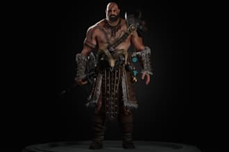 accurate 3d character, nsfw, armour, texture, ue5 control rig, unreal, animation