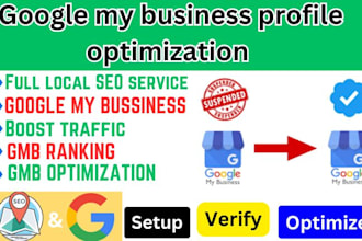 fully optimize gmb profile for higher rankings on google maps