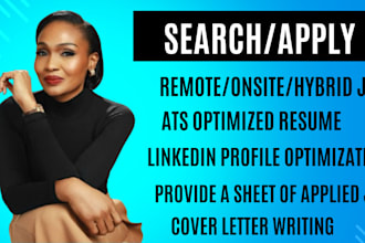 professional search and apply remote onsite job  using reverse recruit job hunt