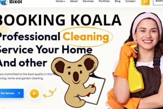 booking koala cleaning website office cleaning koala website simplybookme expert