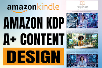 design appealing amazon a plus content for your KDP book