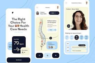 build ai healthcare app, telemedicine app, doctor appointment app and website