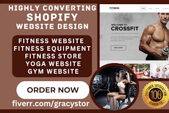 design fitness website gym sport yoga website fitness equipment fitness store
