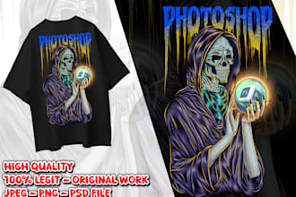 draw custom illustrations for your tshirt or merchandise