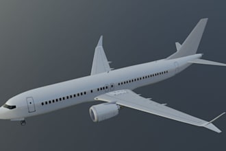 do 3d airbus design,3d airplane modeling,ygb bagotiville airport render,aircraft