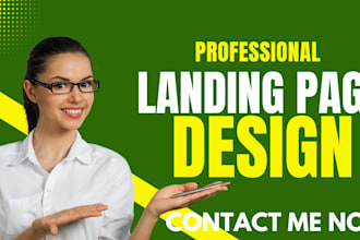 design responsive landing page using webflow unbounce ontraport elementor