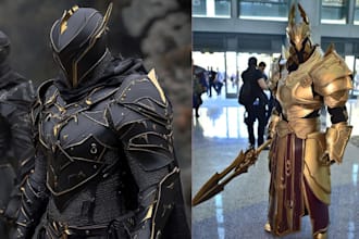 3d cosplay creation wearable cosplay armor model 3d helmet design for 3d print