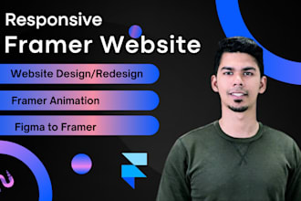 convert figma to framer website design redesign framer website with animation
