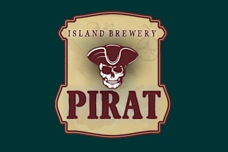 design brewery bar beer skull logo