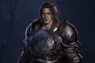 do realistic metahuman, 3d game character in unreal engine hyper realistic model