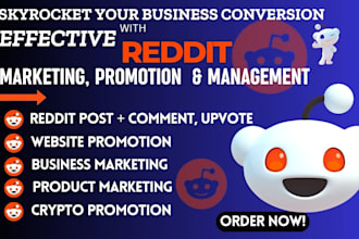 manage reddit post and comment for business ecommerce website saas ai app crypto