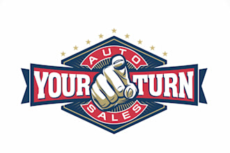 create captivating competitive car sales market logo