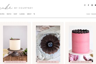 do cake shopify store cookies bakery pastries pizza website ecommerce website