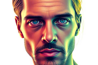 draw high quality vector portraits