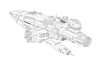 cerate concept art and spaceship design