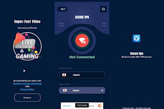 make flutter VPN app for android and ios wire guard openvpn multi protocol VPN
