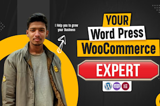be your woocommerce expert wordpress ecommerce developer designer