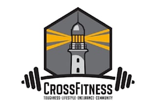 design aesthetics artwork cross fitness logo