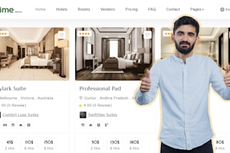 build a venue rental peerspace, splacer clone app and website