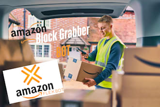 develop amazonflex bot, amazon flex grabber, block grabber bot, amazon flex bot