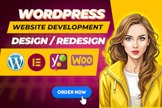 develop competitive wordpress website according to your niche in 2025 with seo