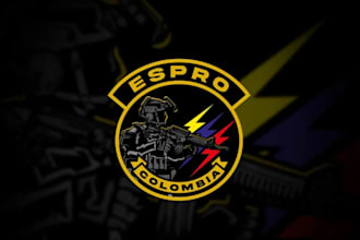 design military patch, tactical or army logo