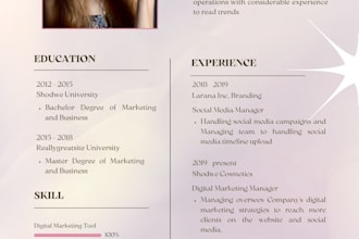 design a professional ats friendly resume