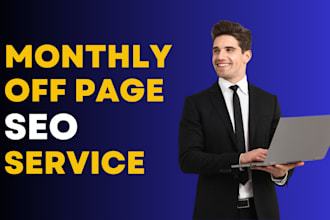 do perfect monthly off page service with quality dofollow seo backlinks
