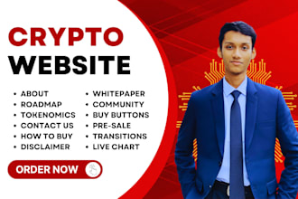 build your eye catching crypto or memecoin website