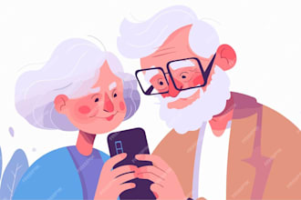 assist the elderly with tech issues