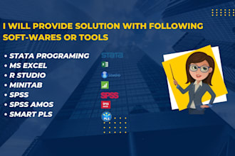 data analysis, stata, r studio, ms excel
