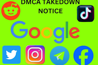remove takedown delete report,google,fb,tiktok,instagram,reddit,youtube dmca