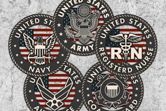 design army military tactical logo, badge, or emblem
