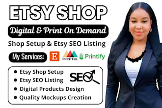 setup etsy digital products shop etsy digital products design etsy seo listing