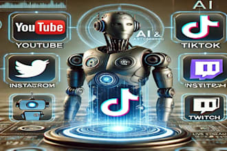 create youtube bot, tiktok bot, live streaming bot instagram API bot twitch bot