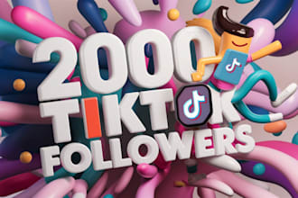 increase 1000 organic tiktok followers with lifetime guarantee
