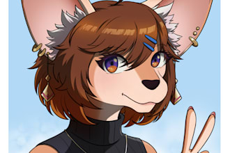 draw your stunning furry character