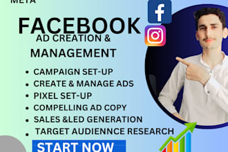 set up instagram, facebook advertising, and whatsapp meta add