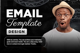 design klaviyo newsletter template, and mailchimp email template design