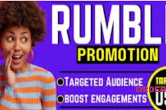 do organic promotion for your rumble videos using google ads